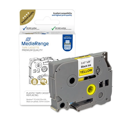 MediaRange Plastic tape cassette  for label
