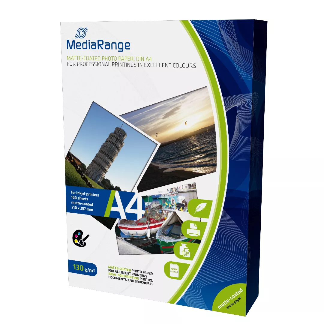 MediaRange MRINK101 photo paper A4 White