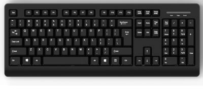MediaRange MROS109 tastatūra Birojs USB QWERTZ Vācu Melns