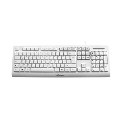 MediaRange MROS110 tastatūra Birojs USB QWERTZ Vācu Balts