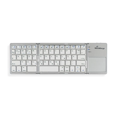 MediaRange MROS133 tastatūra Birojs Bluetooth sistēma QWERTZ Sudrabs