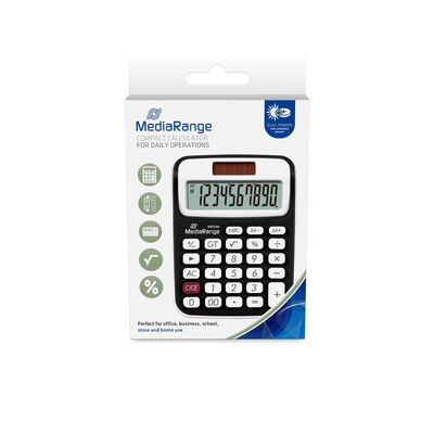 MediaRange MROS190 calculator Desktop Basic Black