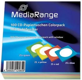 MediaRange Colored record envelopes  100 pieces