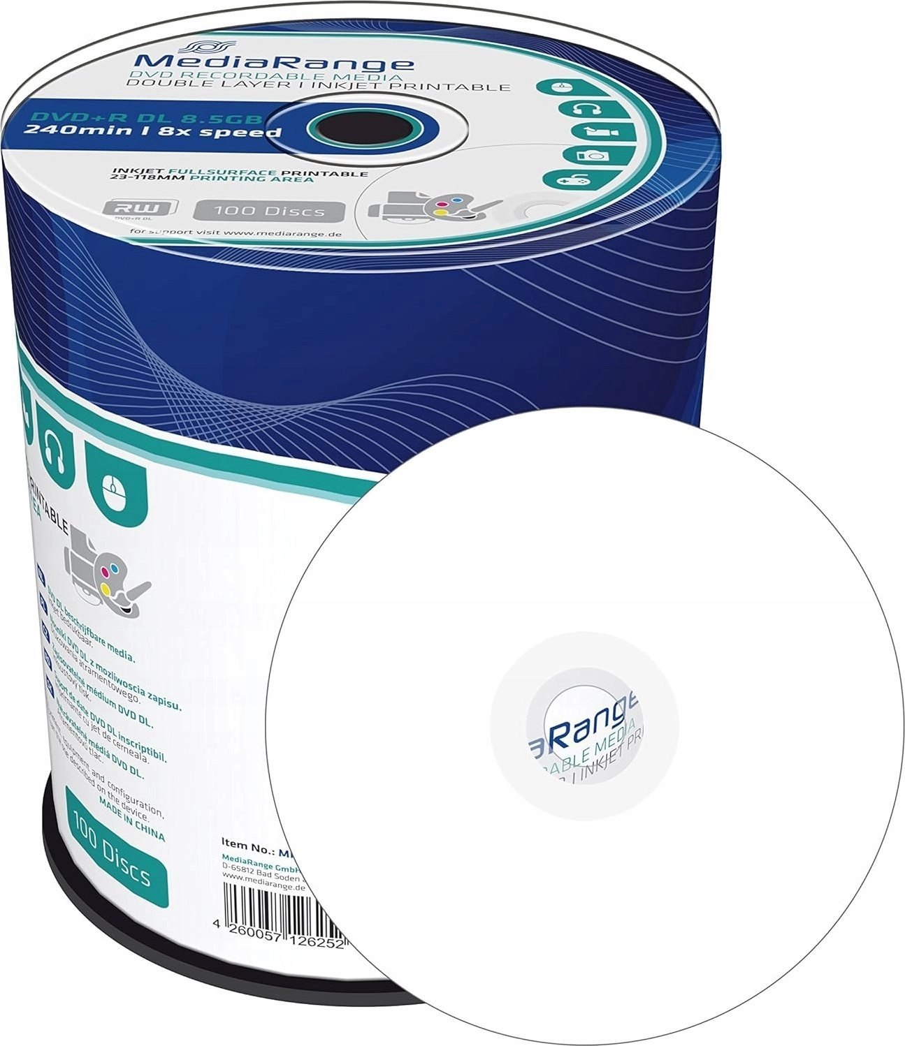 MediaRange MR471 blank DVD 8.5