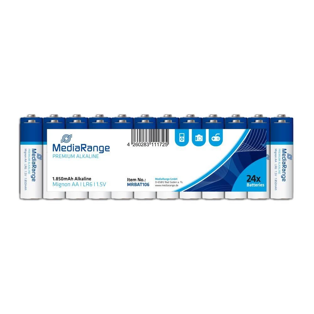 BATTERY ALKALINE AA 1.5V/24PCS MRBAT106
