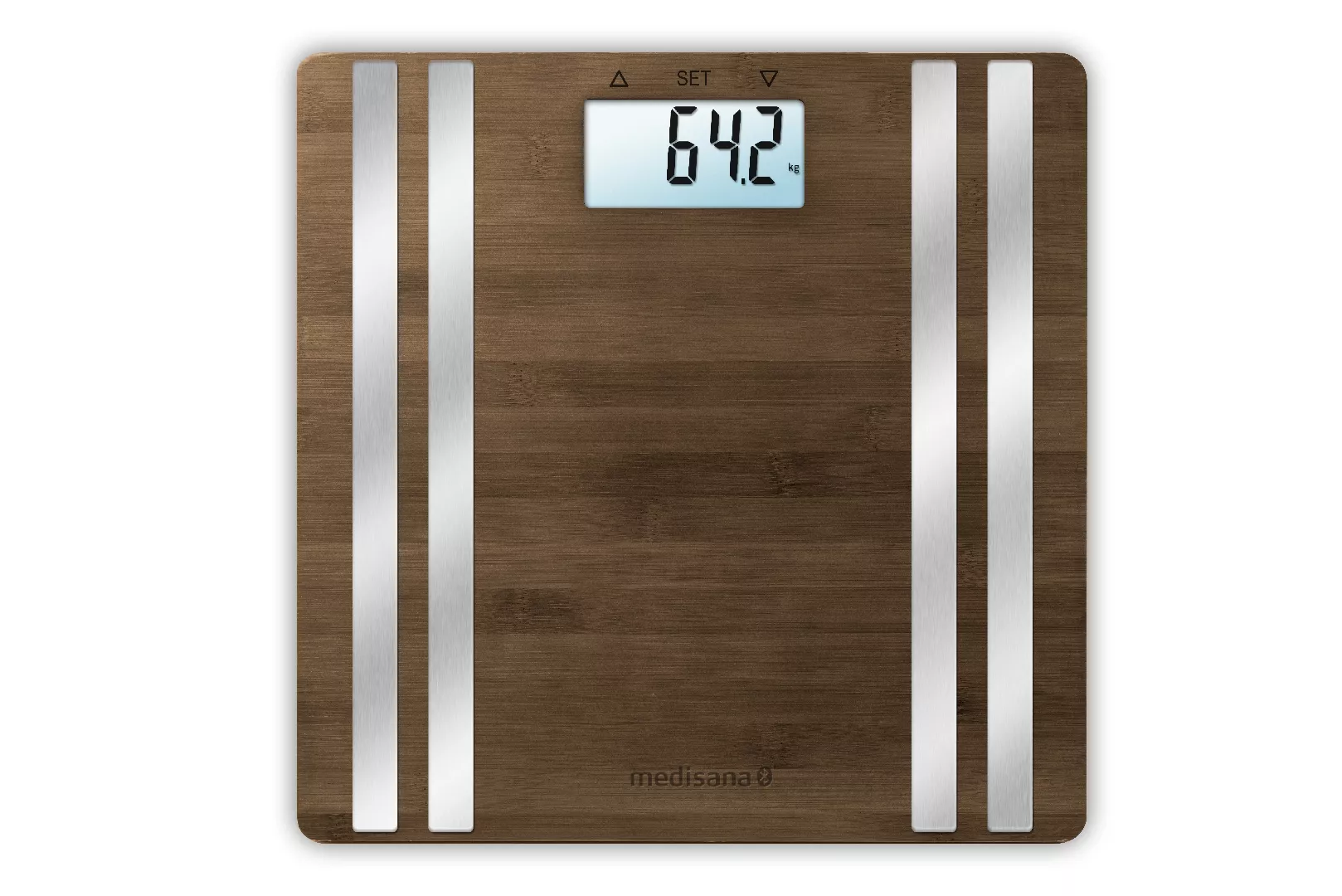 Medisana BS 552 Rectangle Bamboo  Silver