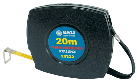 Mega Taśma miernicza stalowa 30m obudowa