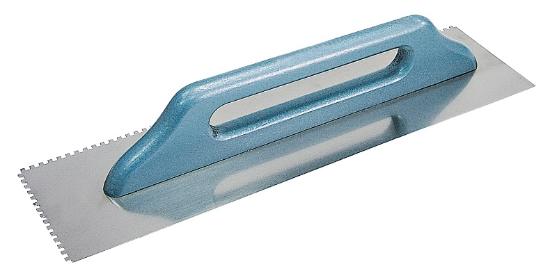 Mega nerūsējošā tērauda špakteļlāpstiņa 380x130mm zobs 8x8mm - 61612