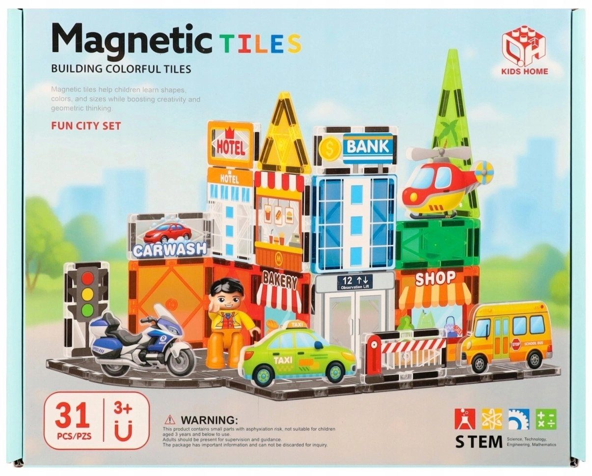 Mega Creative MAGNET CITY BLOCKS 31EL