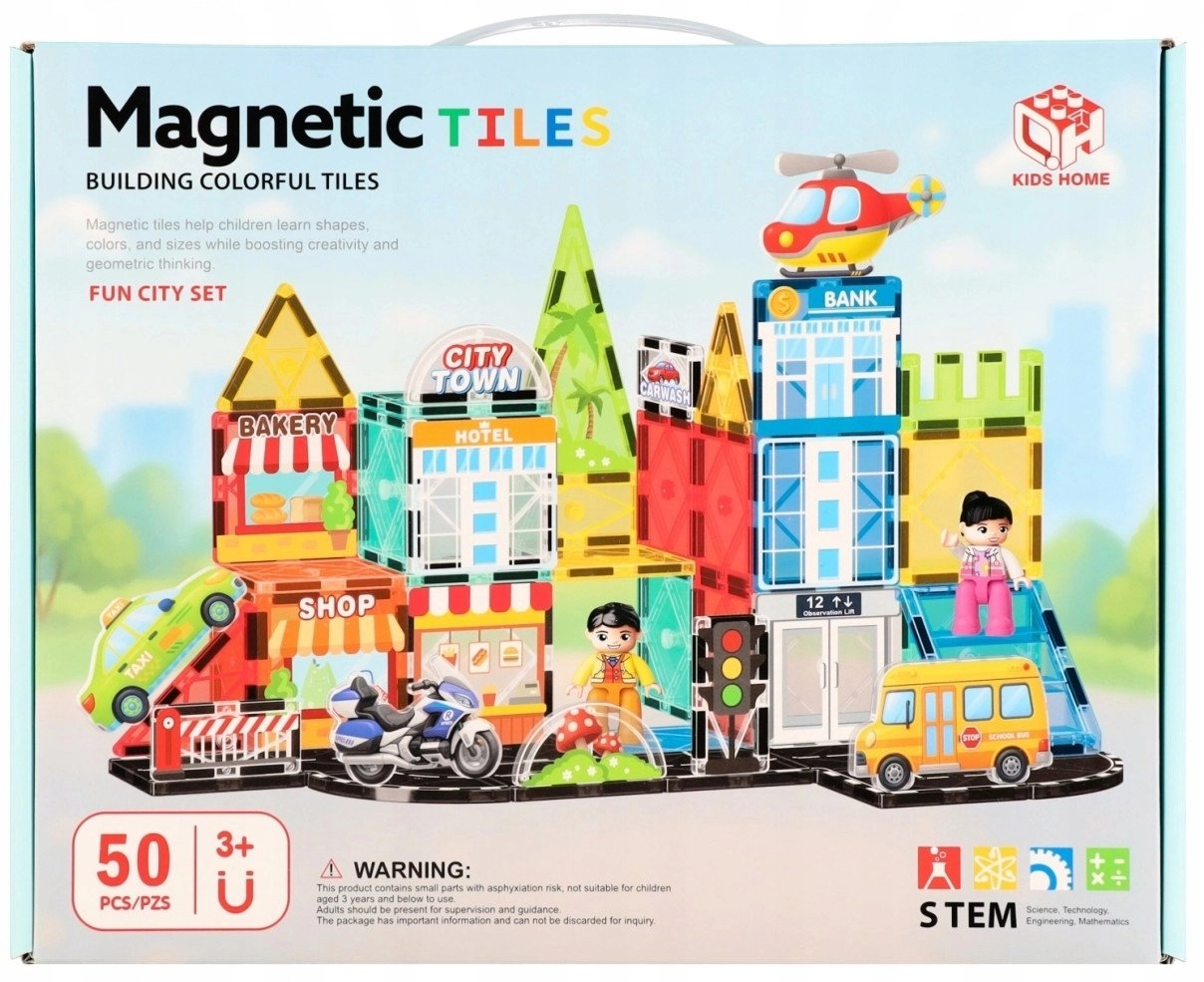 Mega Creative MAGNET CITY BLOCKS 50EL