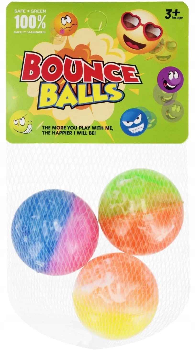 Mega Creative RUBBER BALL 4CM 3PCS
