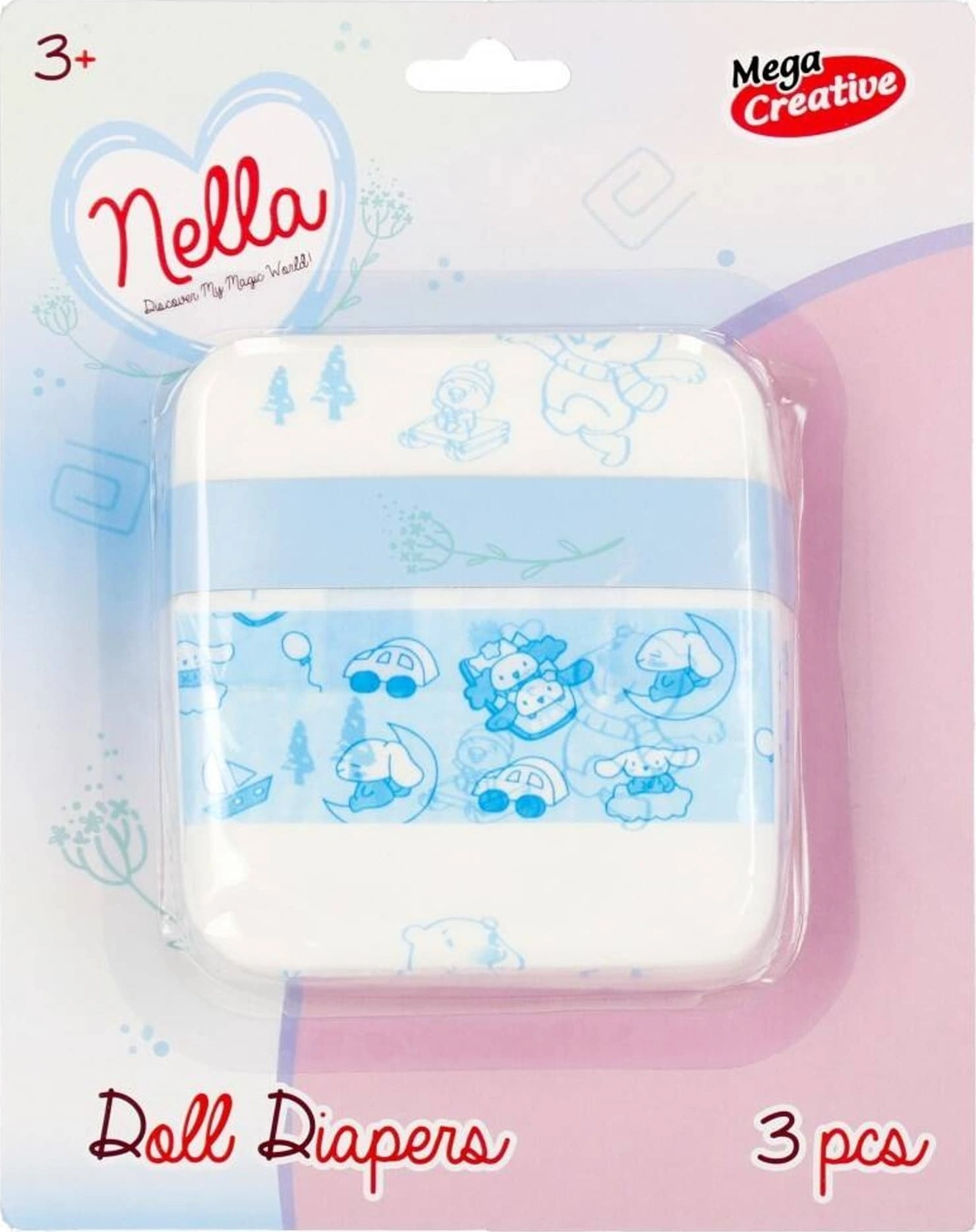Mega Creative PIELUCHY 3SZT 18X23 NELLA