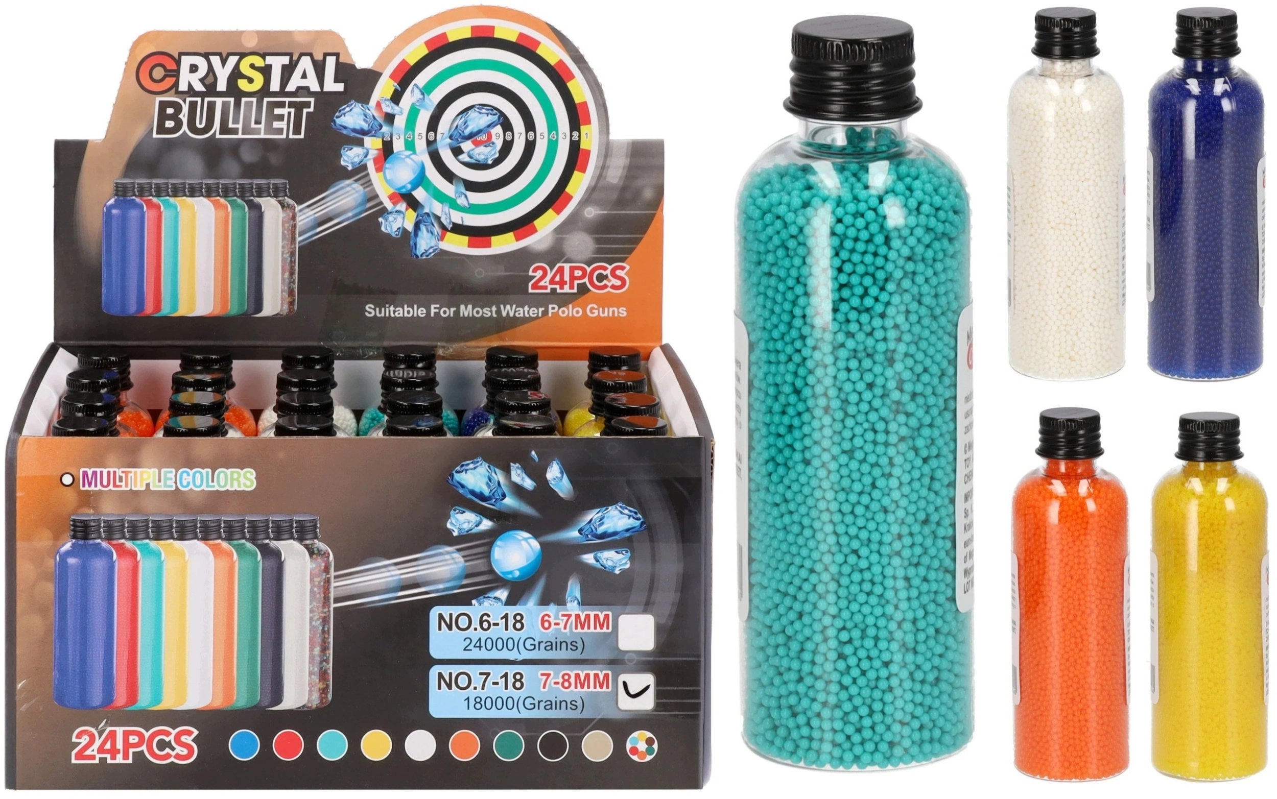 Mega Creative WATER PROJECTILE 7-8MM 12X4