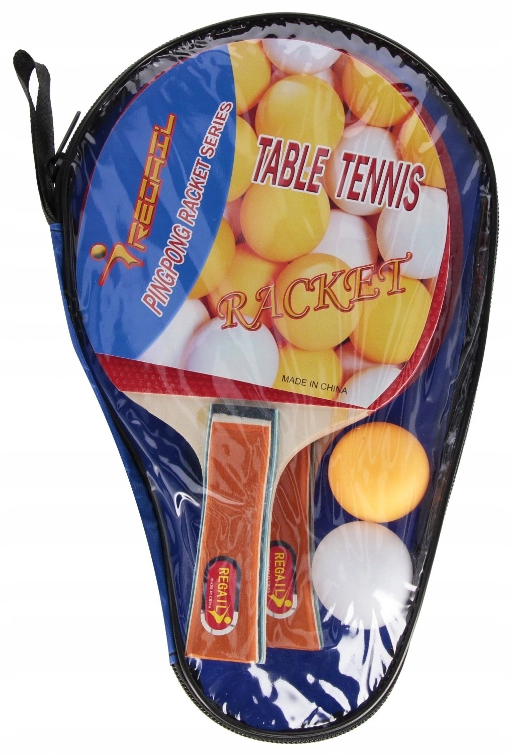 RAKIETKI DO PING-PONG 2PILKI 18X28X2 MC