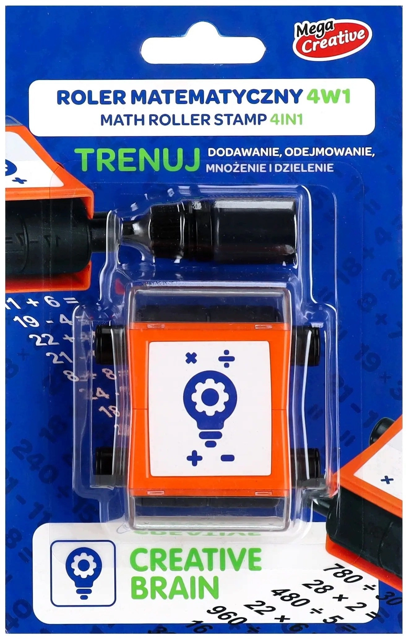 Mega Creative GAME MATHEMATICAL ROLLER 4IN1