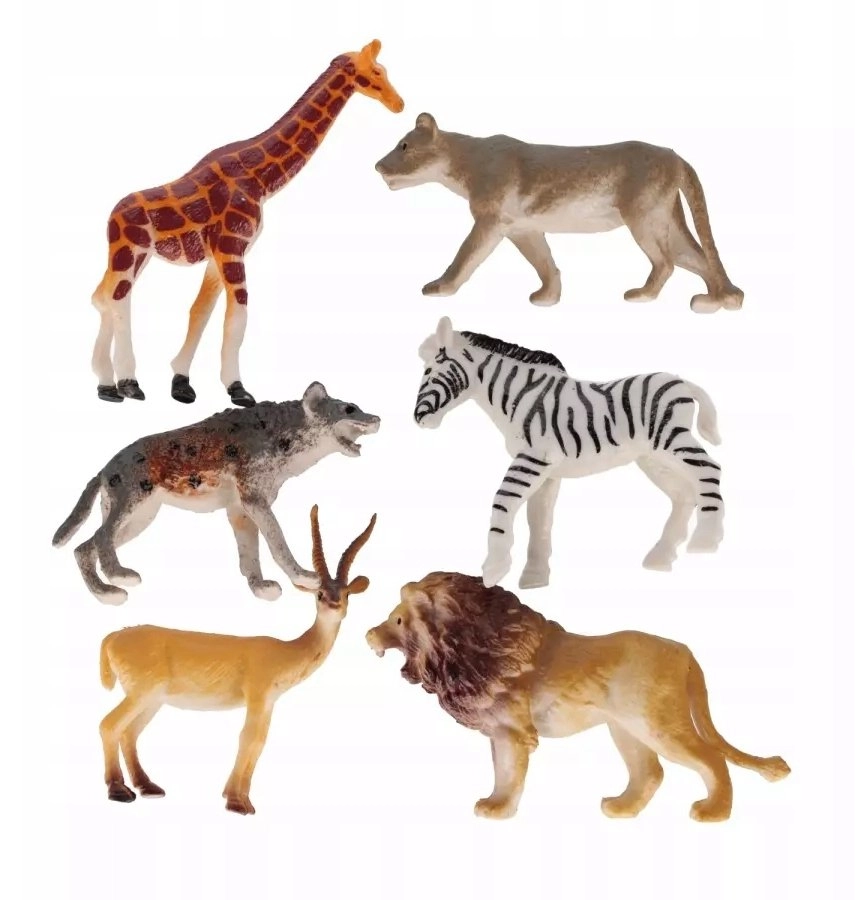 Figurine Mega Creative WILD ANIMALS 6PCS