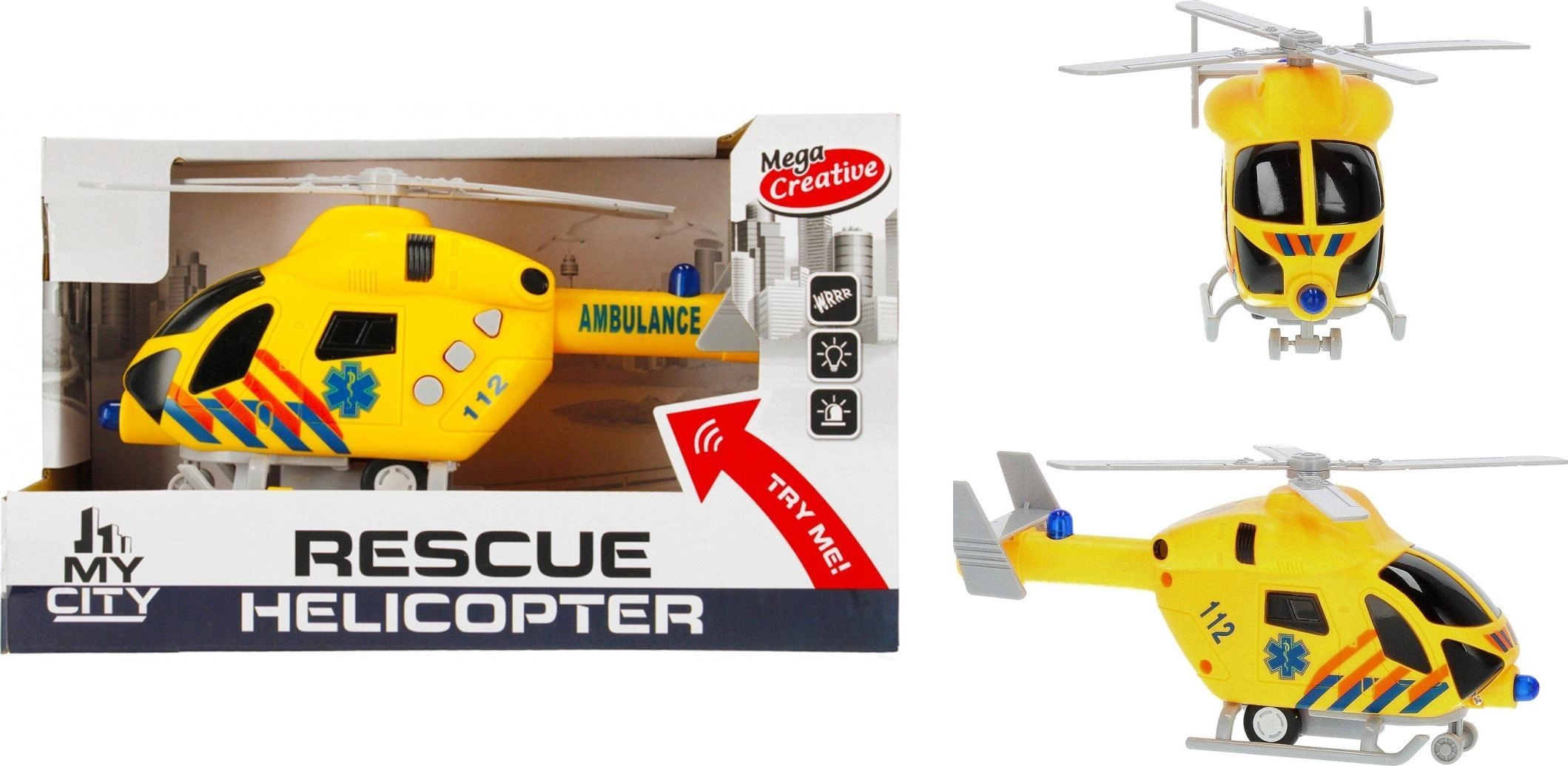My city rescue helicopter 5908275145011 J168-7