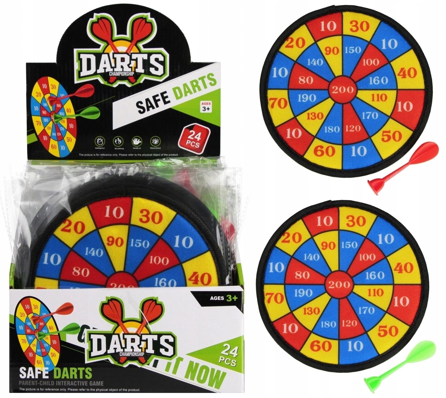 Mega Creative DARTS SHIELD VELCRO 21X21