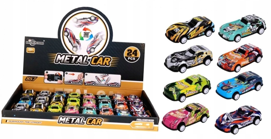 Mega Creative AUTO WYSCIG OBROT MET
