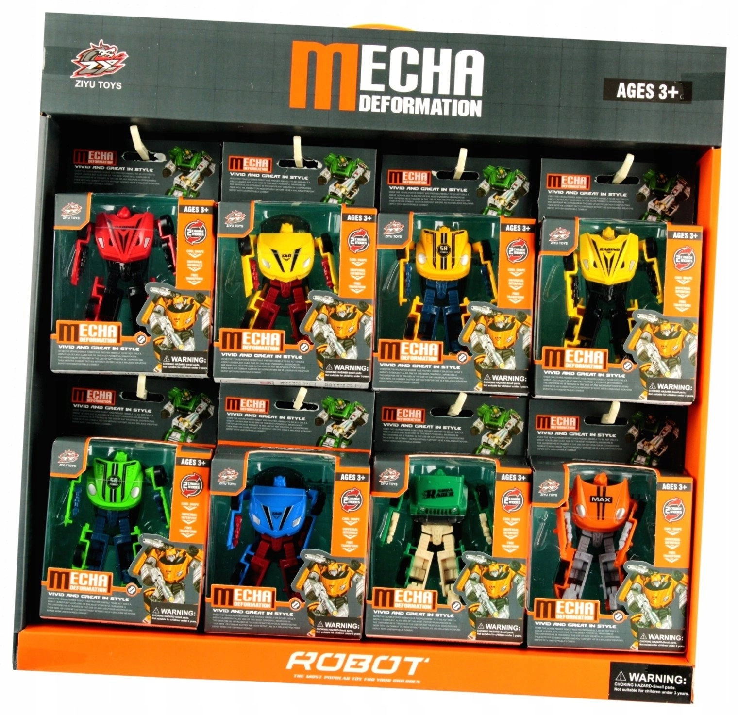 Mega Creative ROBOT AUTO 9X14X5 MIX