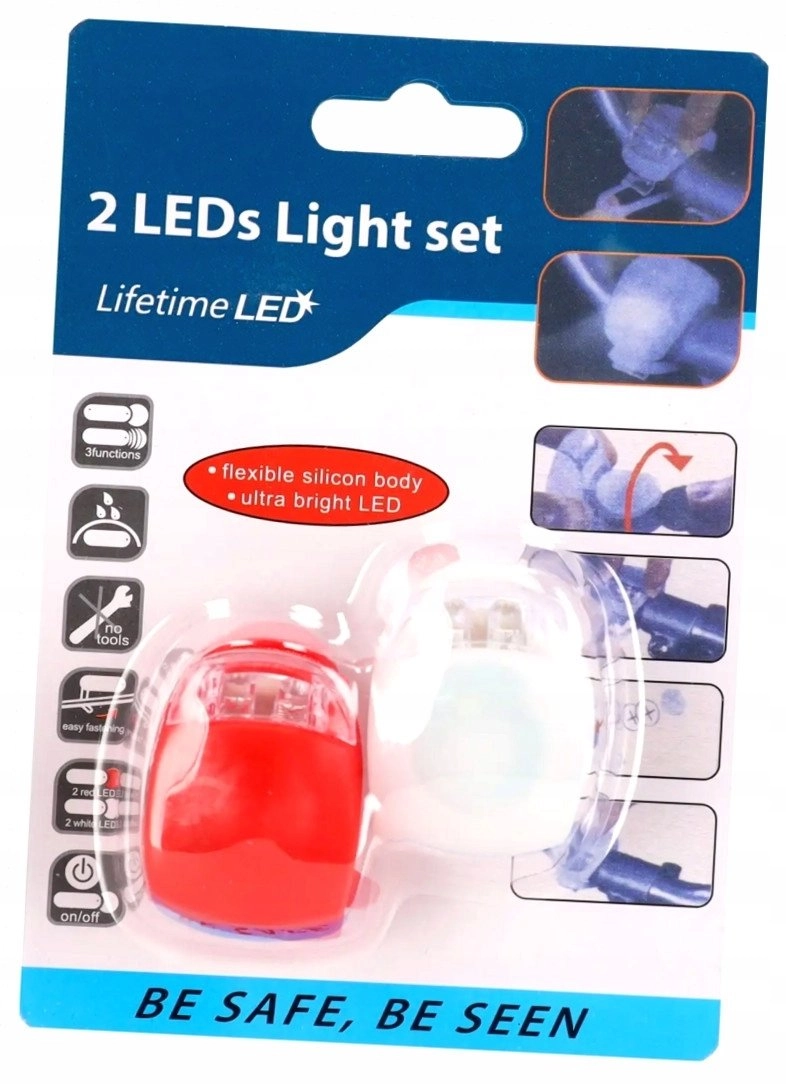 Mega Creative BICYCLE LAMP B/O REAR/FRONT