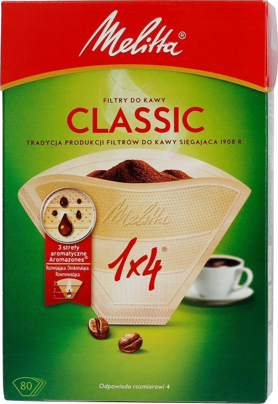 COFFEE FILTER GOURMET INTENSE 1X4 WHITE