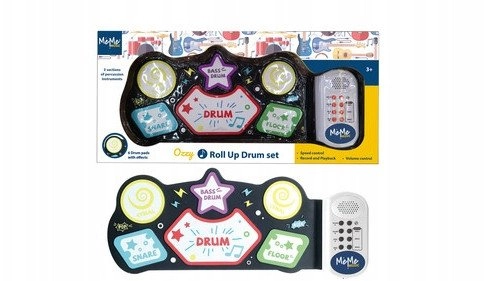 Drum mat for playing with a