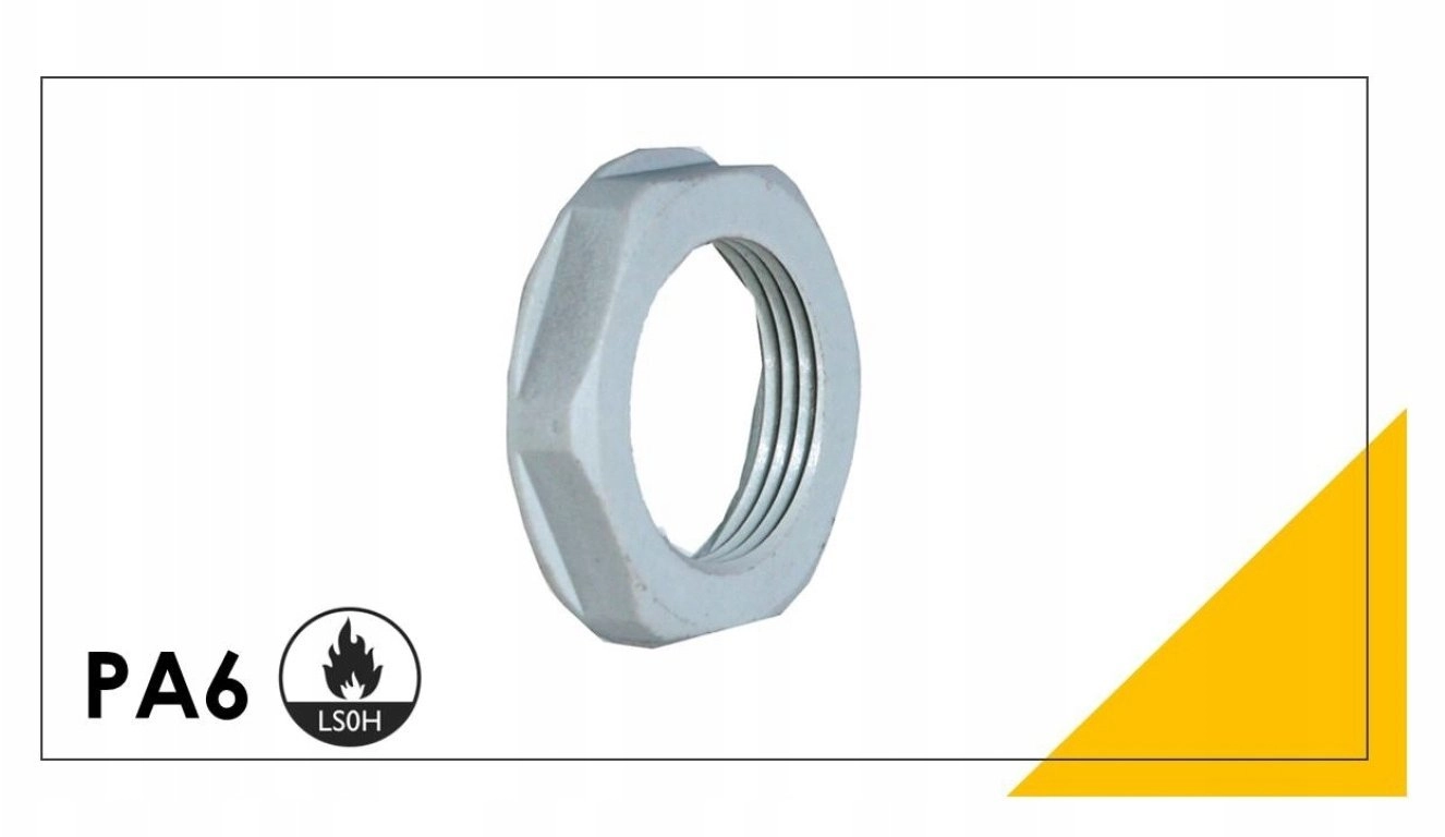 Mentor Polyamide nut M16x1.5 gray