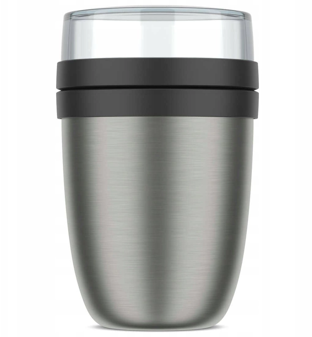Mepal Thermo-Lunchpot Ellipse Edelstahl Nordic Black
