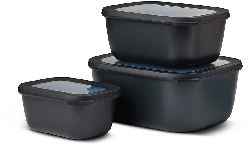 Mepal Circula Multischüssel-Set 3-tlg Nordic Black