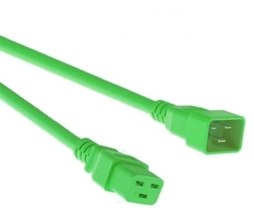 Kabel zasilający Mercodan Str�mkabel Gr�n C20-C19