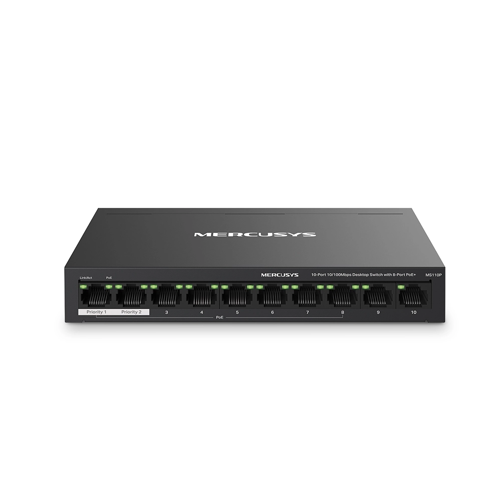 Mercusys 10-Port 10/100Mbps Desktop Switch with
