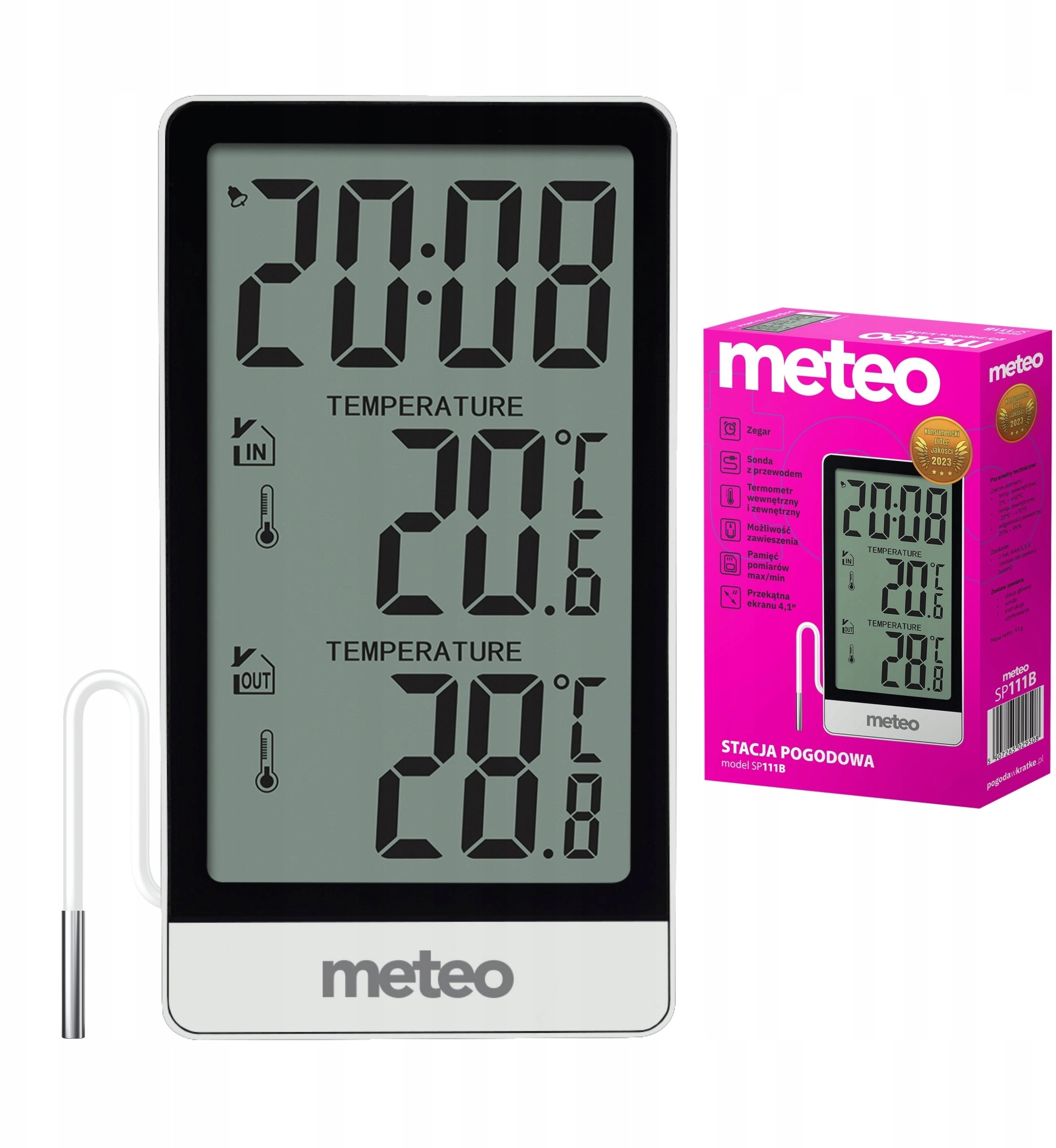 Meteo Weather Station Outdoor indoor room