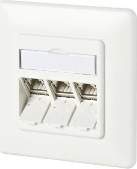 Metz METZ CONNECT C6Amodul 3-portowa puszka