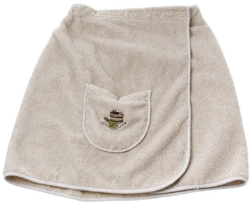 EMBROIDERED SAUNA APRON (55X140 CM) 4779023540331
