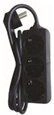 MicroConnect 3-way Schuko Socket 5M Black