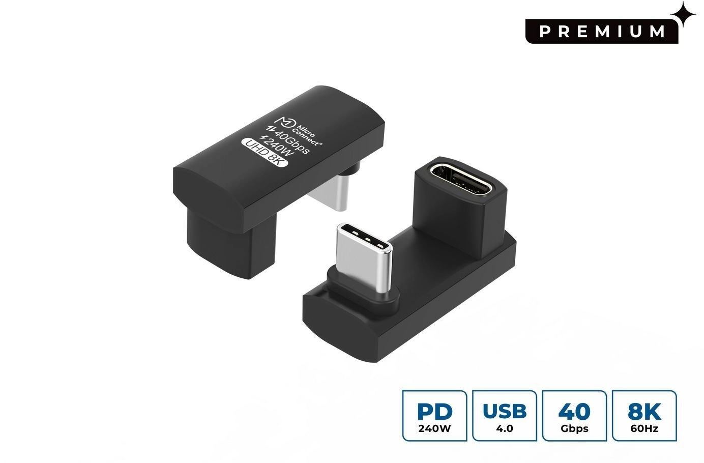 Premium USB4 3x2 USB-C MC-USB4AG-L Premium