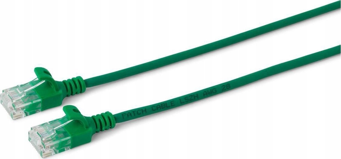 MicroConnect U/UTP CAT6A Slim 10M Green