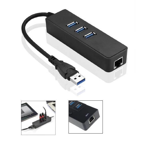 Microconnect MC-USB3.0HUBWETH laptop dock/port replicator