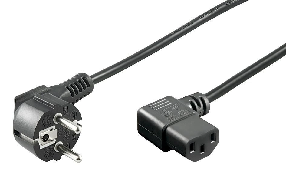 Microconnect PE010510 power cable Black 1