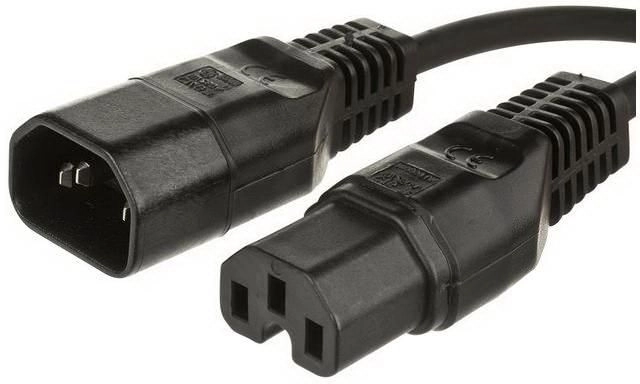 Microconnect PE011410 power cable Black 1