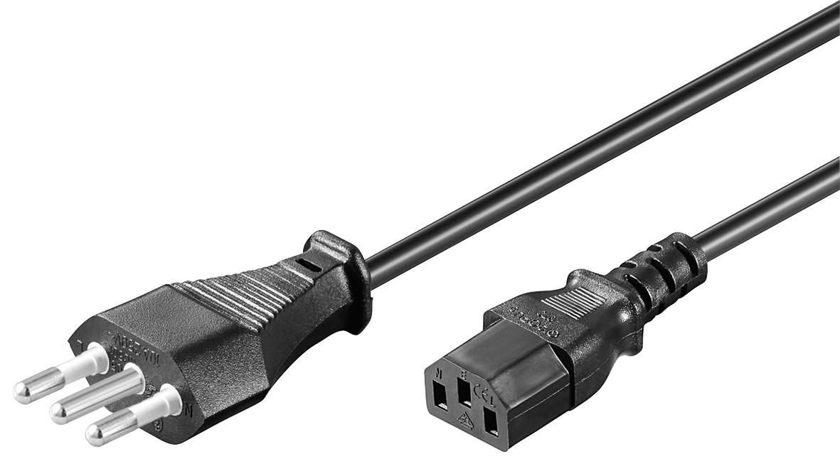 Microconnect PE100418 power cable Black 1