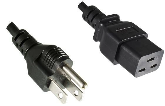 Microconnect PE110518 power cable Black 1