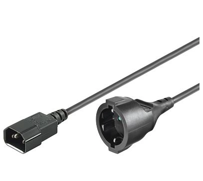 Microconnect PE130150 power cable Black 1