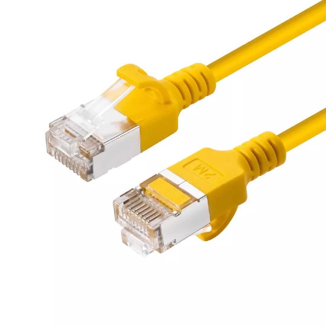 Microconnect V-FTP6A0025Y-SLIM networking cable Yellow 0