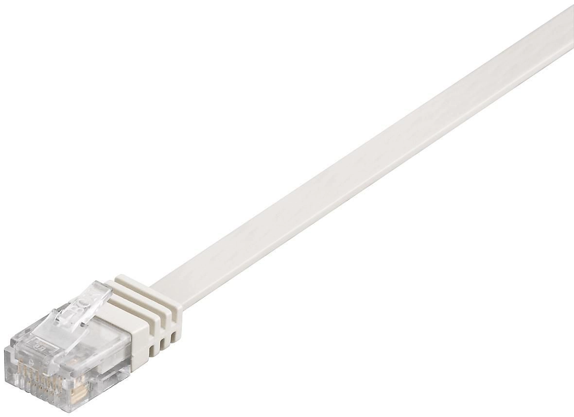 Microconnect V-UTP60025W-FLAT networking cable White 0