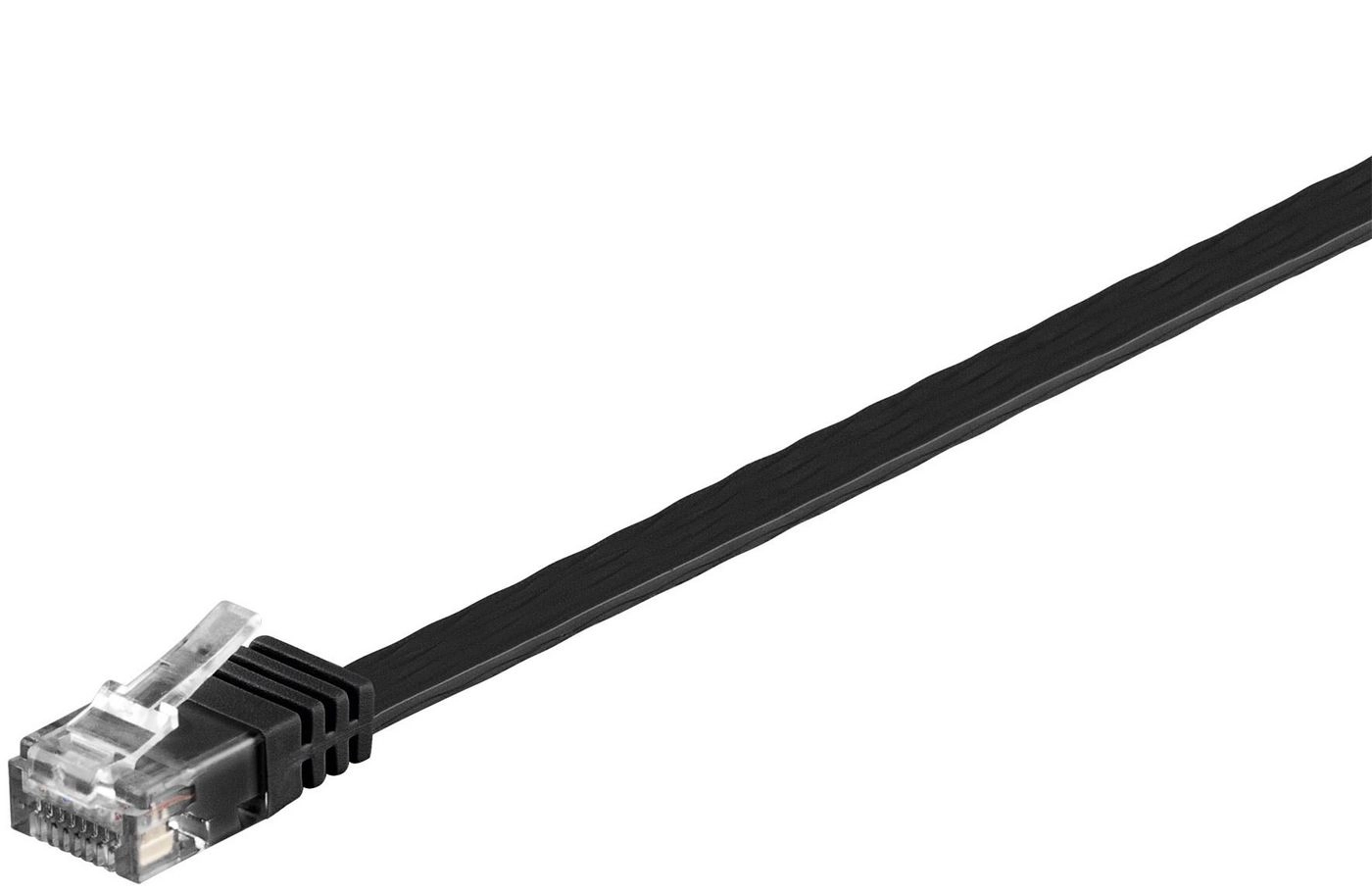 Microconnect V-UTP603S-FLAT networking cable Black 3