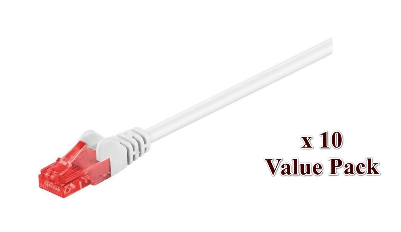 Microconnect V-UTP610WVP networking cable White 10
