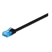 Microconnect V-UTP6A01S-FLAT networking cable Black 1
