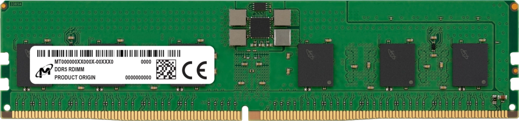 Micron 16GB DDR5-5600 RDIMM 1Rx8 CL46